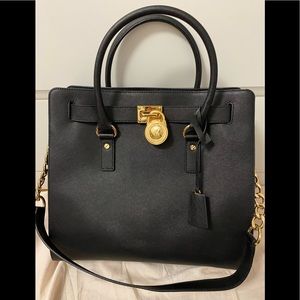 Michael Kors Hamilton Saffiano Leather Satchel Bag
